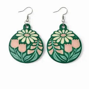 FDT Garden Bloom Earrings  (Foxglove • Daisy • Tulip)