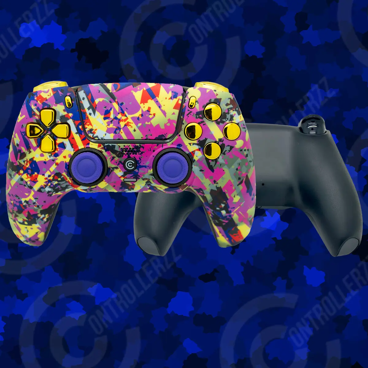 Neon Drip & Gold Chrome Inserts