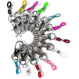12 count Pen Clip for Badge Reel Accessories,Lanyard Pen Holder,Badge Reel pen clips, Retractable Pen Holder with Lobster Clasp