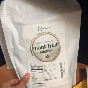 Micro Ingredients Monk Fruit Sweetener with Allulose, 2lb