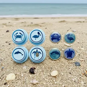 Coastal Animals polymer clay cutters