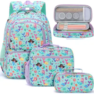 Fimibuke Backpack for School, 3PCS Waterproof School Bag Cute Bookbag Set with Lunch Box Pencil Case for School TikTokShopBacktoSchool