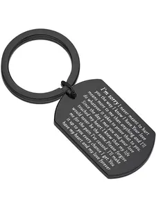 Apology Keychain Gift Sorry Gift for Apologizing I'm Sorry Keychain Forgive Me Gifts to Say You're Sorry Stylish Stainless Steel Keychain Keyrings
