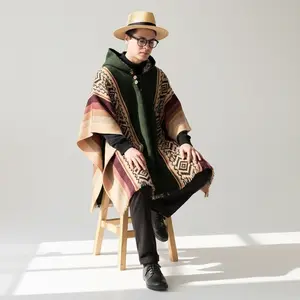 SHEEP WOOL PONCHOS - UNISEX HANDMADE PONCHO