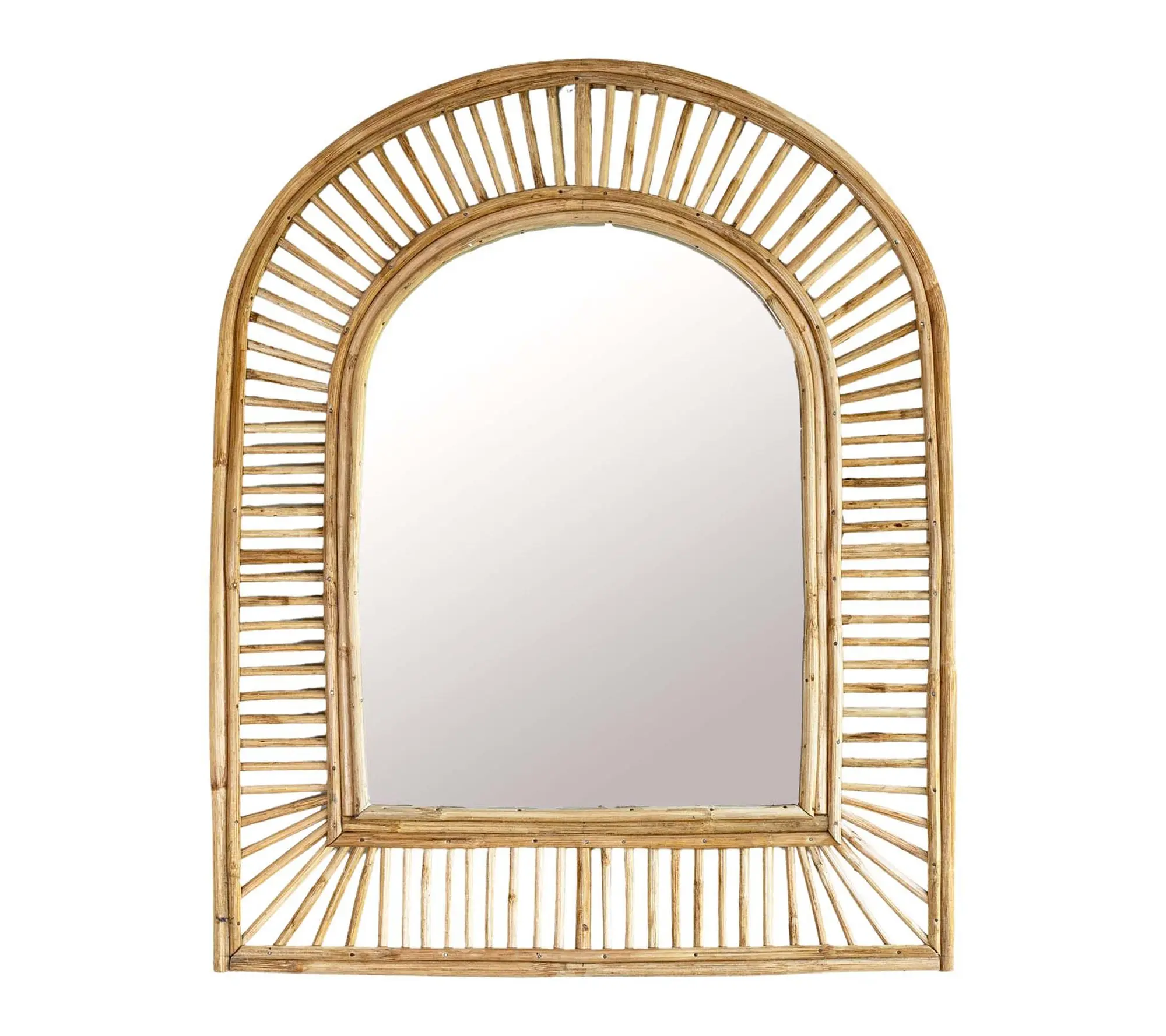 Arched Cane Wall Mirror by Valerie