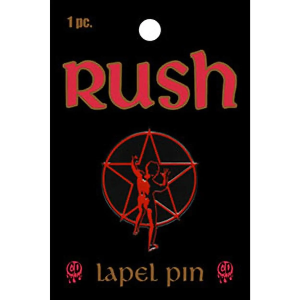 RUSH Starman Logo - Lapel Pin