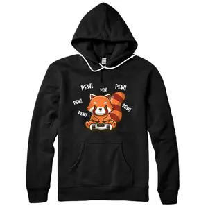 Red Panda Pullover Hoodie