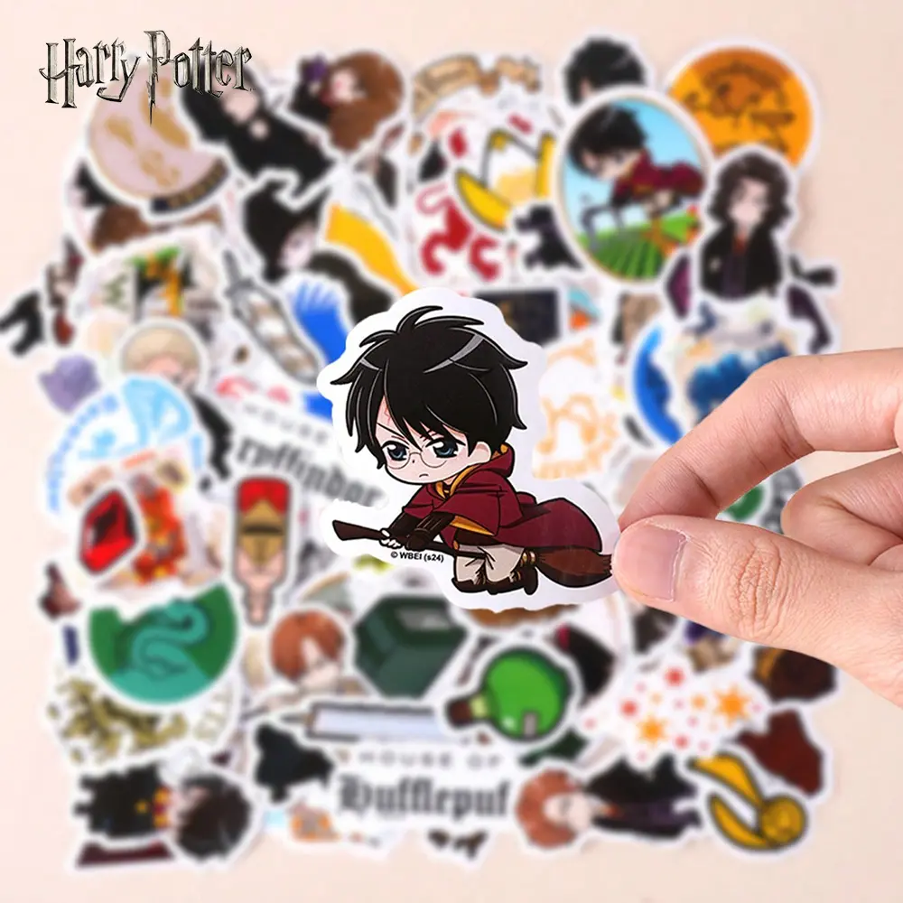100PCS Harry Potter Officially Licensed Merchandise - No Residue PVC Waterproof Stickers Perfect for Collectors and Fans of the Wizarding World, Great Gift Idea for All Ages