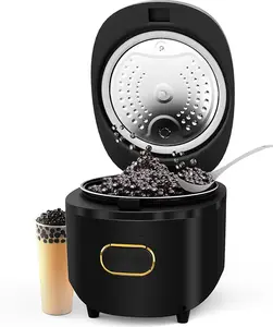 WantJoin Boba Maker Machine Commercial Boba Cooker Commercial Boba Pearl Maker for Bubble Tea Milk Tea Boba Pot for Tapioca Pearls for Restaurants Milk Tea Stores Dessert Stores Lounge Bars 110V