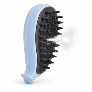 Pet Spray Massage Comb for Cats & Dogs - Grooming Brush with Mist Spray, Soft Silicone Bristles & Hair Removal Massage Tool