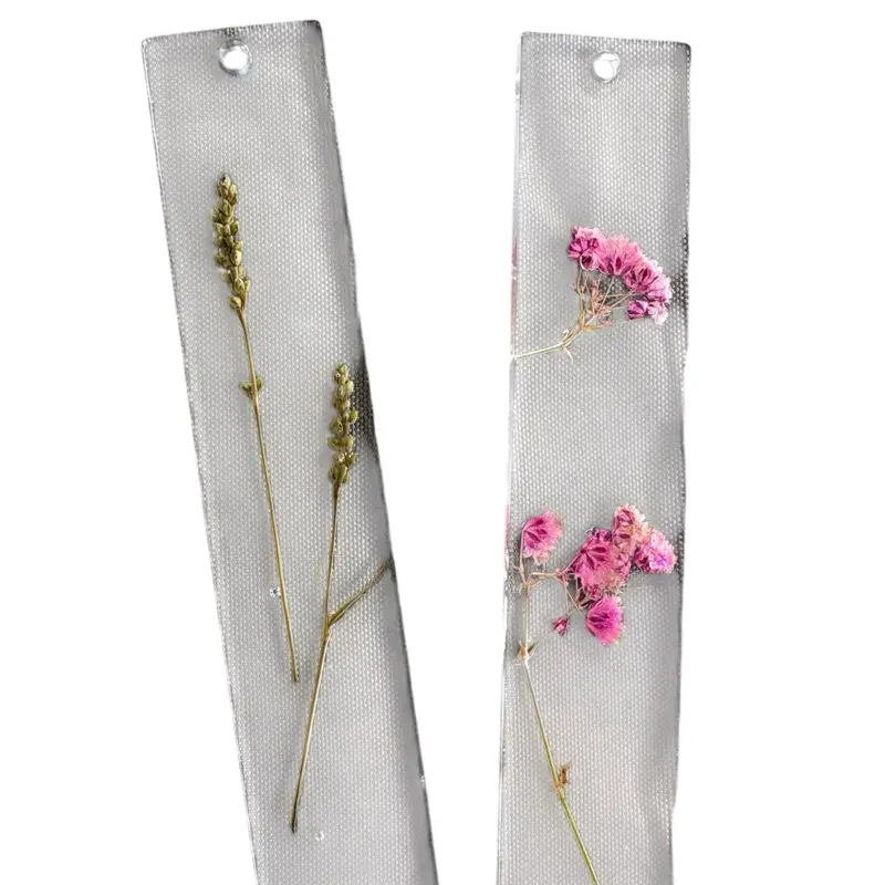 Flower Bookmarks - Decorative Bookmarks with Floral Designs handmade