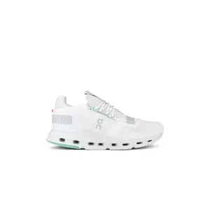 On Cloudnova Sneaker in Undyed White & Glacier