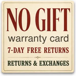 Thank You & Customer Care Insert Card, Printed Package Support Card