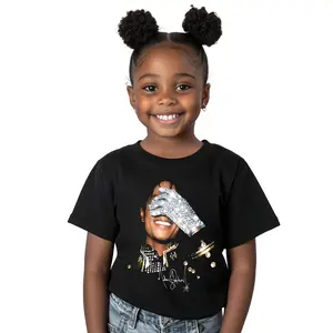 Family Matching Michael Jackson Youth 2 Sided T Shirt – Pop Music Family Tee, Michael Jackson King Of Pop Bad World Tour 1987 T-Shirt, MJ Tribute Shirt for Boys Girls, Youth Casual Cotton Top, Gift for Music Loving Families