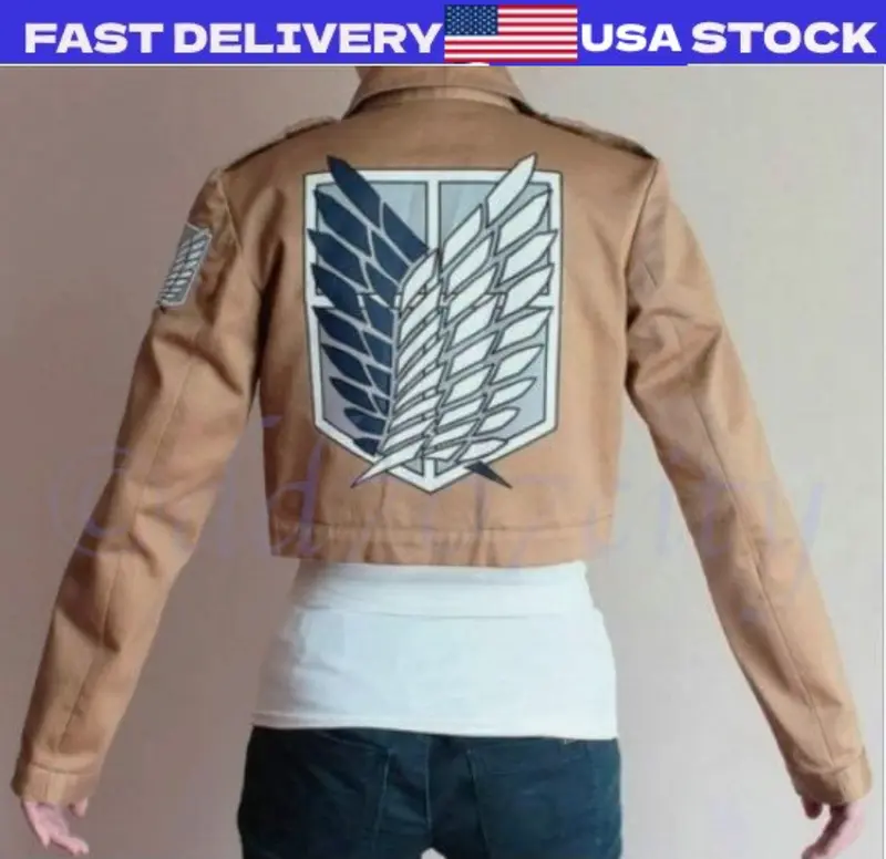 Attack on Titan Shingeki no Kyojin Scouting Legion Halloween Cosplay Jacket Eren