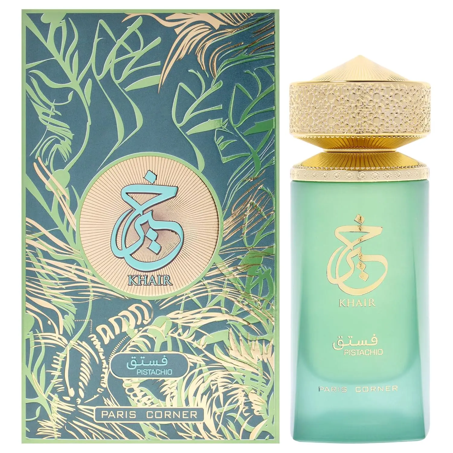 Paris Corner Pistachio Khair Eau De Parfum Spray for Unisex, 3.4 Ounce