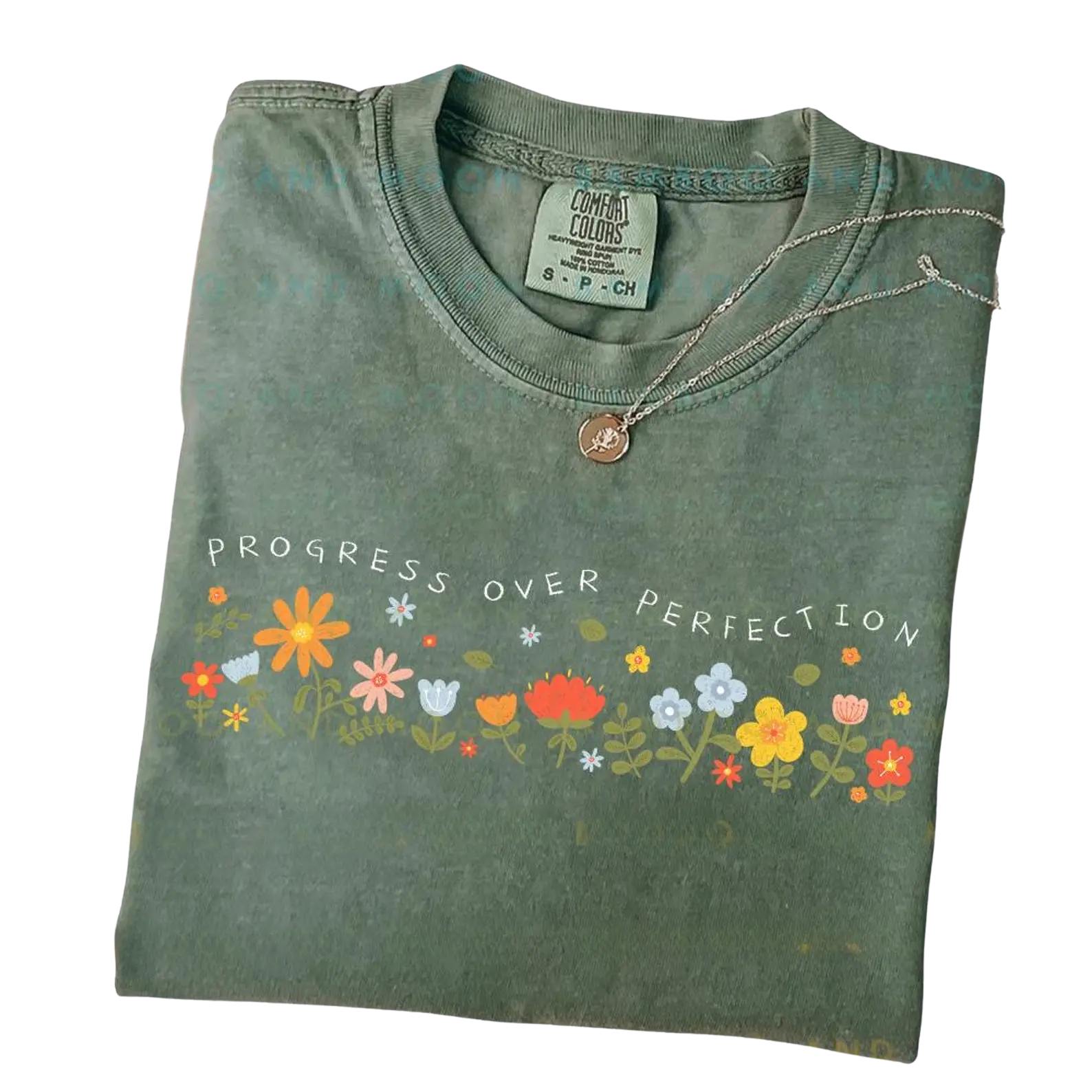 Comfort Colors Progress Over Perfection Shirt, Teacher Shirt, Back To School Shirt, Gift For Teacher, Teacher Appreciation, Inspirational Teacher, Full Sizes