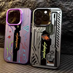 Unique Artistic Design Phone Case Anime Game  C-Cyberpunk Cool Phone Case for IPhone 17 16 15 14 13 12 11 Pro Max Plus Air Anti Fall Matte Back Cover Protective Drop-proof Retro Stylish Christmas Gift
