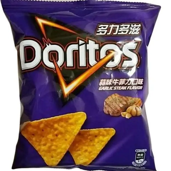 Dorito Taiwan Import Garlic Steak Chips 1.4 oz 12 ct