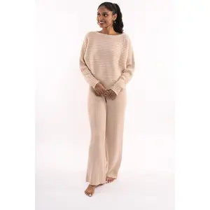 Cozy Ribbed Knit Top & Pants