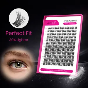 VEYESBEAUTY VB-Fit N7 Eternal Series Lashes Kit Perfect Fit Fluffy Naturally Individual Lashes Upgraded 0.05mm Ultra-thin Band Low-density Fibers 30% Lighter Easy to Apply For Beginners Makeup Cosmetic Eyelashes Extensions