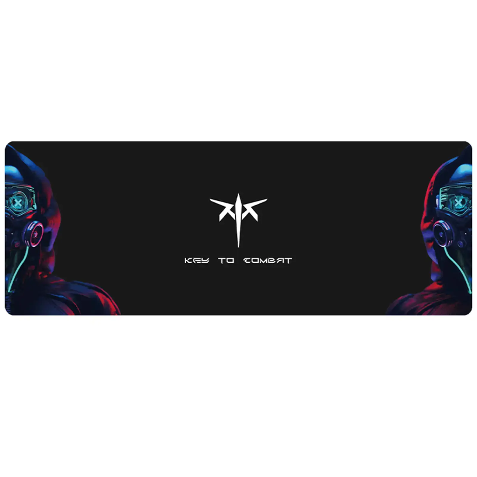 Ktc Oversize Fabric Computer Mouse Pad - 27.5x11.8in, Natural Rubber Grip & Soft Cloth Surface, Neatly Stitched Edges, Color Box Packaging, PC Gaming Desk Accessory, Mouse Pads