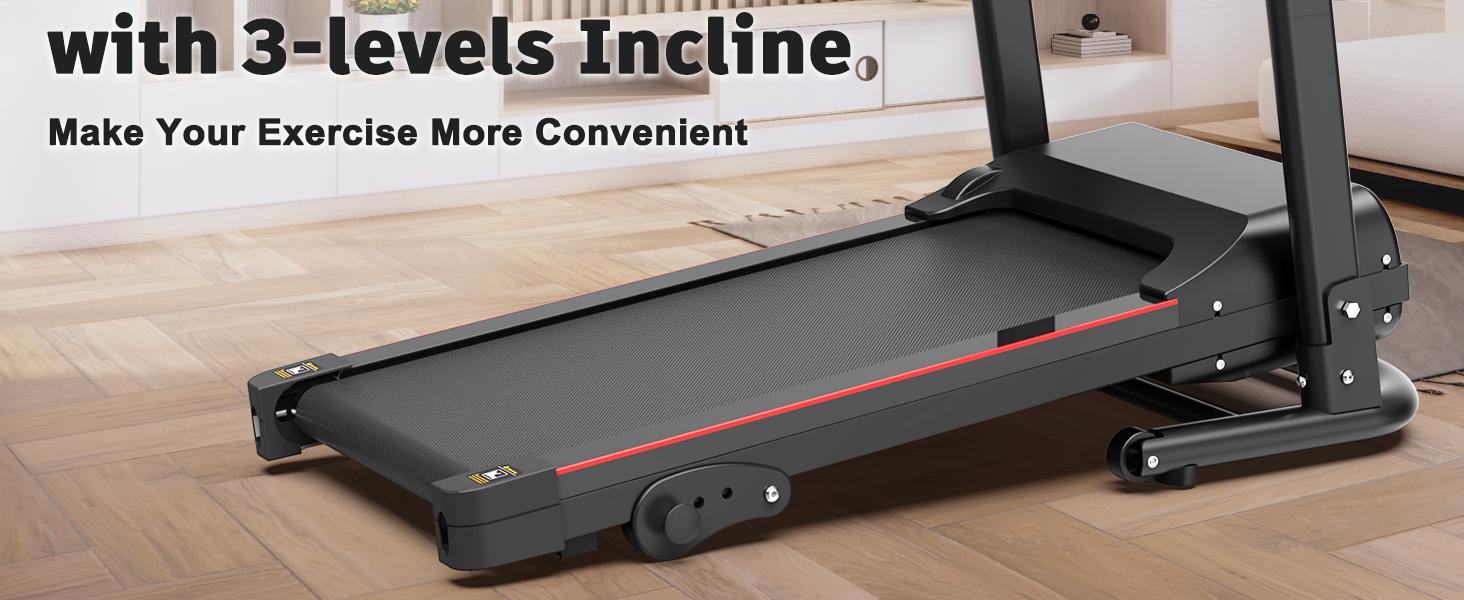 LIVIVOX 8.5MPH Foldable Treadmill with 3-Level Incline,2.5HP Quiet Motor & Shock Absorption,12 Programs,Home Gym Exercise Equipment Treadmill,easy to move, SpaceSaving Idral for Home/Apartment LIVIVOX 8.5MPH Foldable Treadmill with 3-Level Incline,2.5HP Quiet Motor & Shock Absorption,12 Programs,Home Gym Exercise Equipment Treadmill,easy to move, SpaceSaving Idral for Home/Apartment