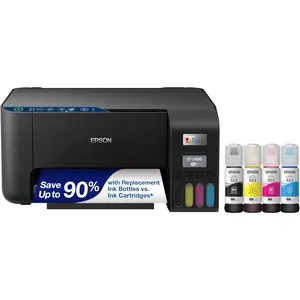 Epson® EcoTank ET-2400 Wireless Inkjet All-In-One Cartridge-Free Supertank Color Printer