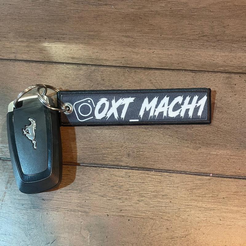 Custom jet tag keychain