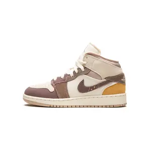 Air Jordan 1 Mid SE Craft GS "Inside Out - Taupe Haze" DZ4466 102