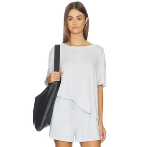 eberjey Gisele T-shirt in Ice Blue