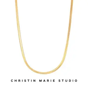 Herringbone Necklace 5mm