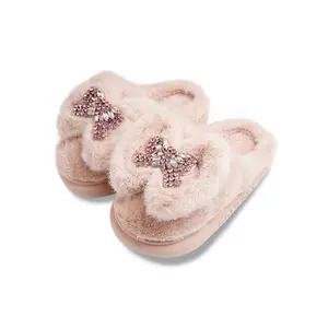 TCH - Pink , Shoes , Bow , Rhinestone,Women