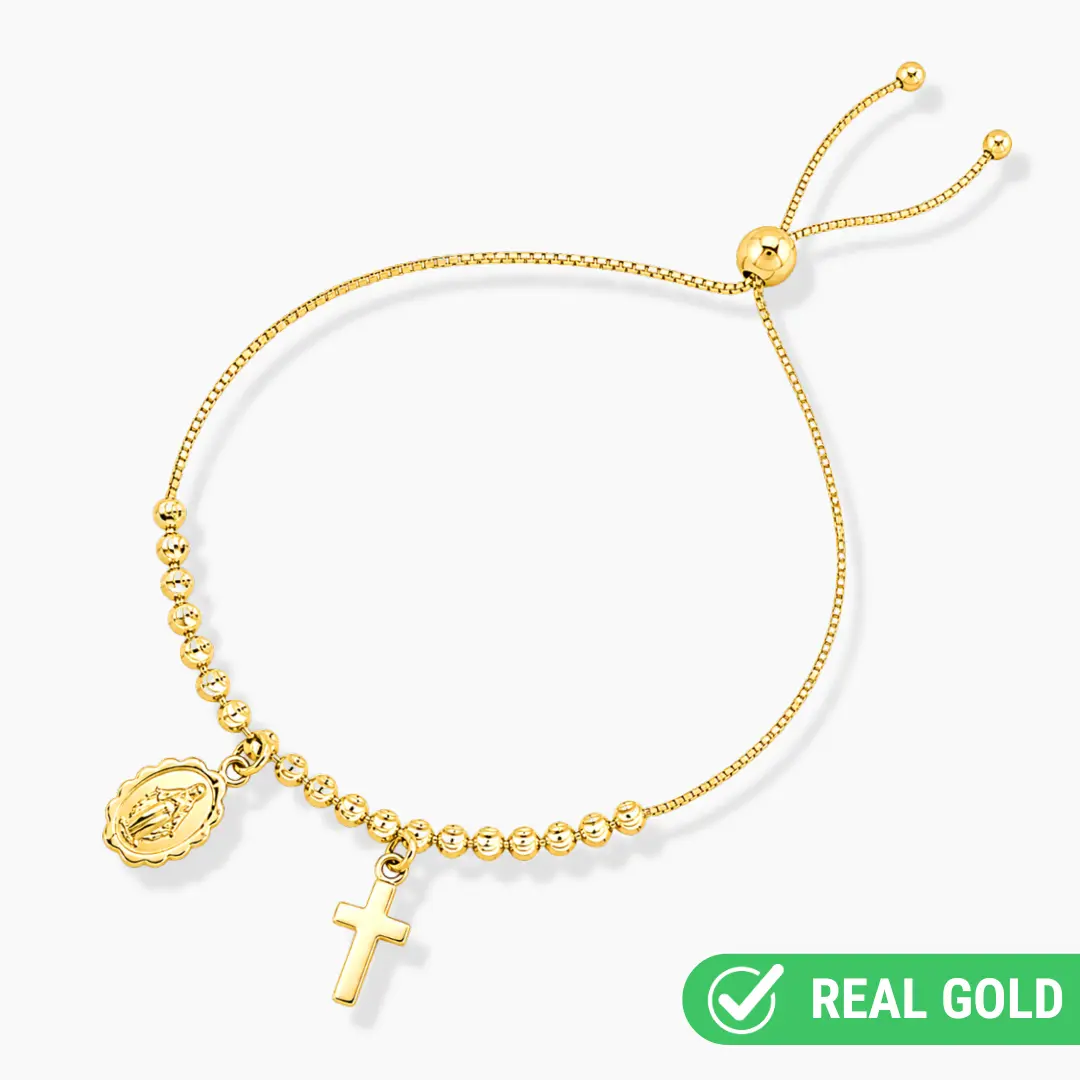 14K YELLOW GOLD ETERNAL BLESSING BRACELET
