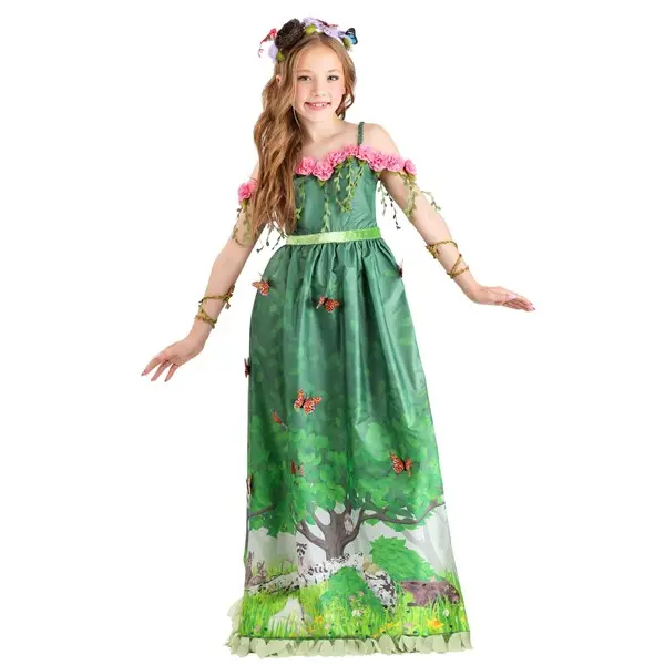 Girl's Mother Nature Costume