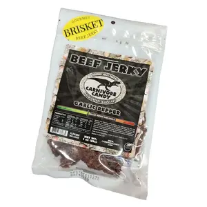 Carnivore Candy Beef Jerky Garlic Pepper Snack