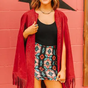 Falda Lucky & Blessed Aztec Coral SK270-AZT