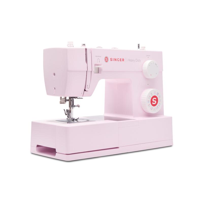 SINGER® Heavy Duty 4452 Rosewater Pink Sewing Machine & Extension Table Bundle