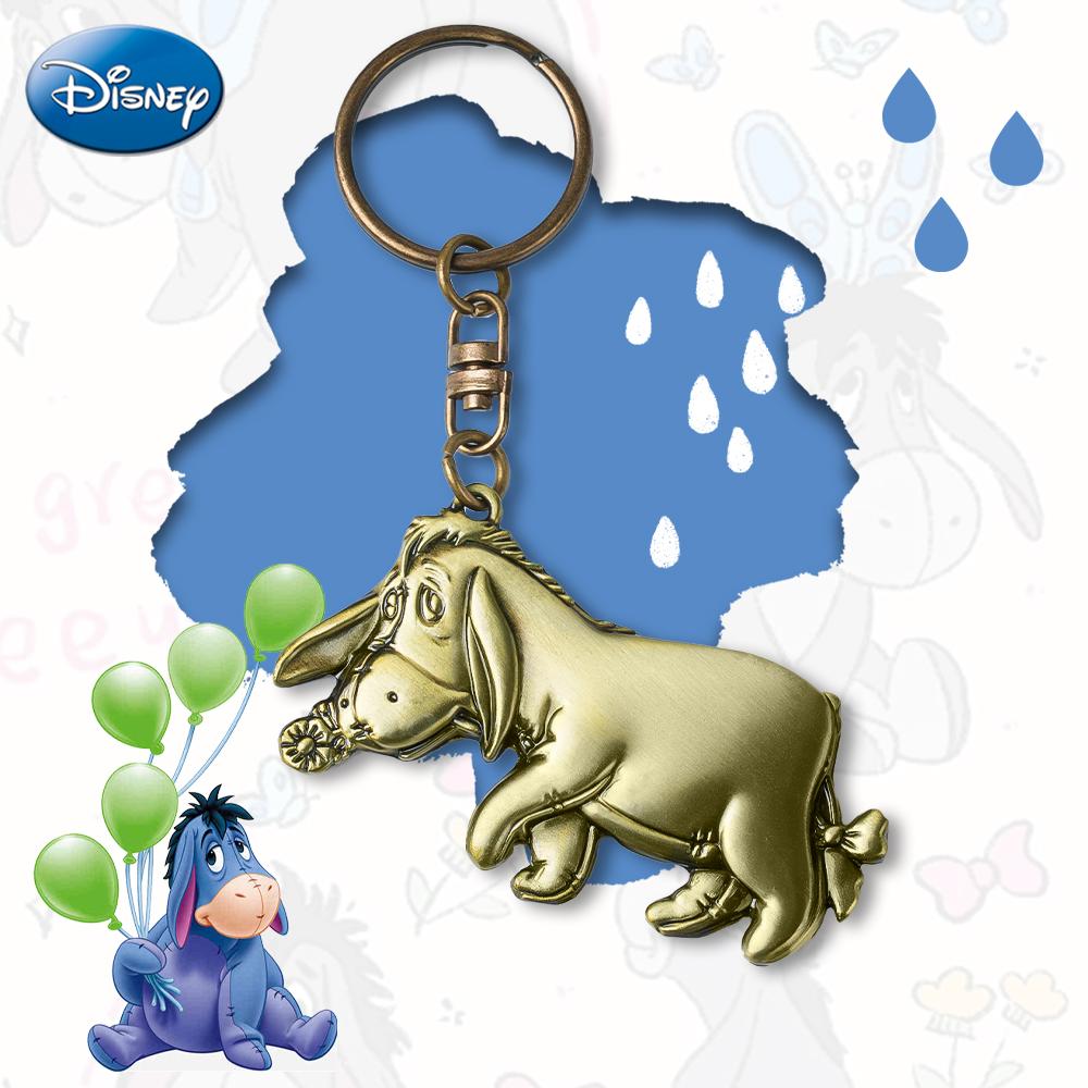 Disney Winne The Pooh Eeyore Keychain 1PC Officially Licensed 3D Figurine Bag Clip Charms Anime Figure Keychain Anime Collector Kering Backpack Decor Durable Exquisite Alloy Gift