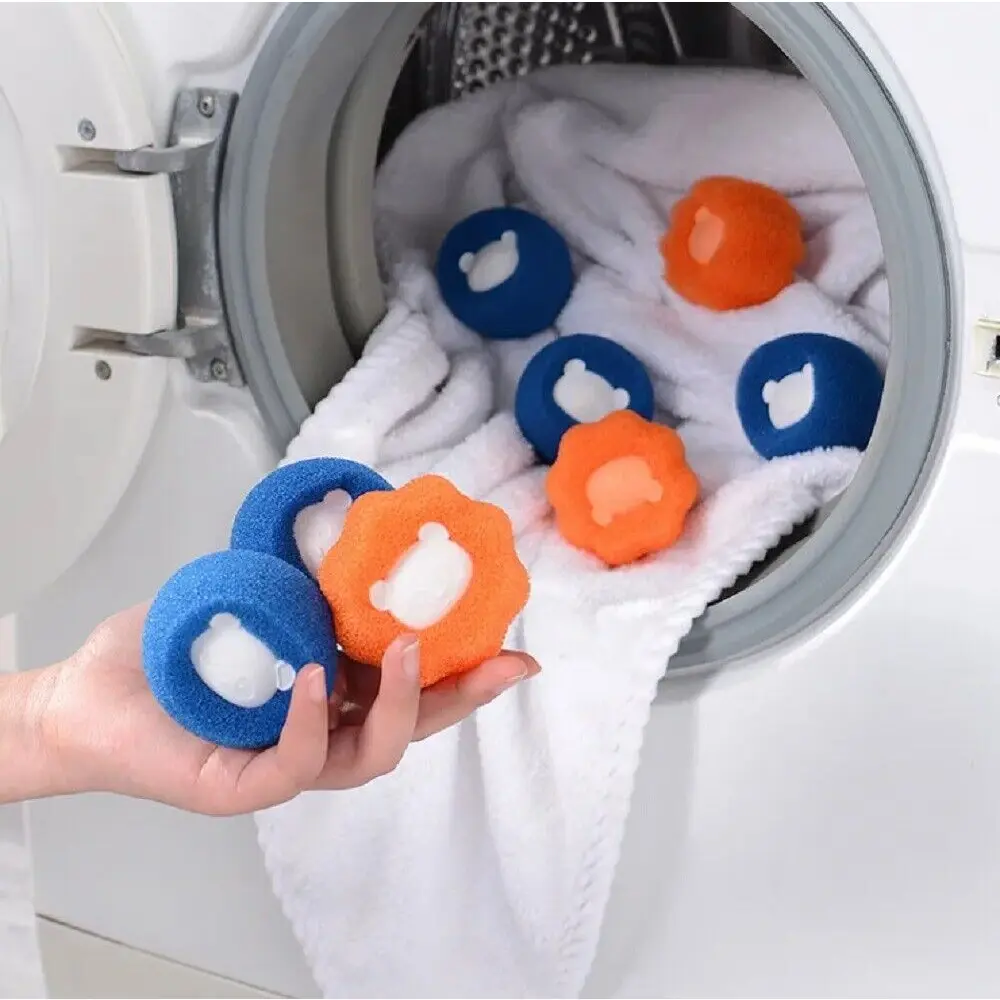 8 Pet Hair Remover Balls -Reusable Laundry Sponge, Dryer Anti-Winding Adsorption Does not apply