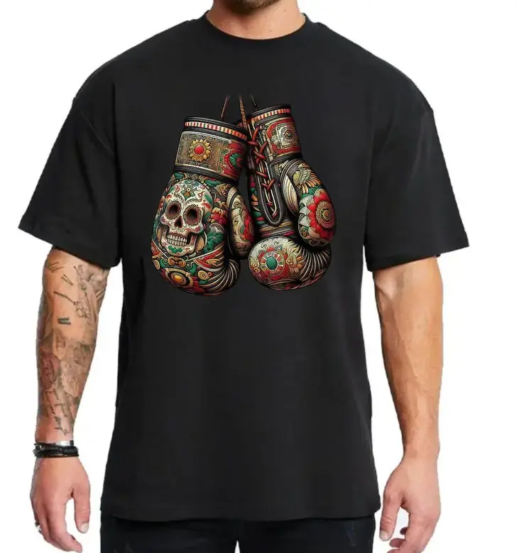 Mexican Vintage Style Boxing, Chicano Clothing, Mexican Clothes, Chicano Style Art Graphic Tee for Men & Women, Gangster Clothes Lowrider Art