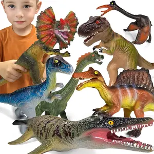 Dinosaur Toys for Kids 3-5 – 7 PCS Realistic Large Dinosaur Figures Soft Jumbo Dino Toy for Boys & Girls 5-7 Years Old – Toddler Boy, Animal Dino Toys