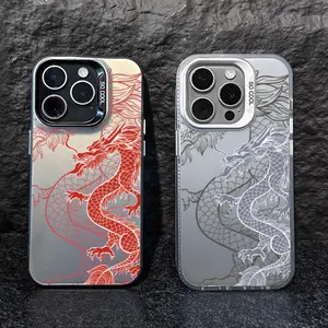 Chinese Loong Suitable for iPhone 16, 15, 14, 13, 12, 11 Case Perfect Gift Smart Phone Case iPhone 16 plus cases