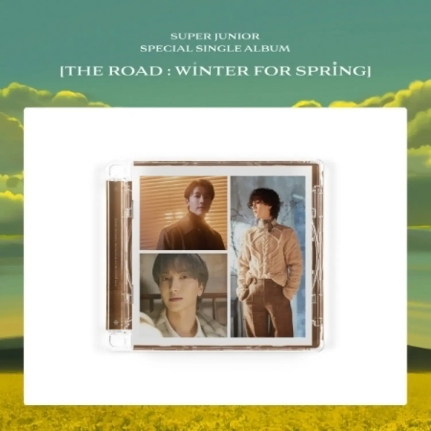 Super Junior - The Road : Winter For Spring (B Version Limited) (incl. 16pg Booklet, 4pg Lyric Paper, Photocard + Poster)  [COMPACT DISC - CD] Asia - Import