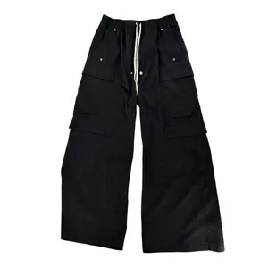 Rick Owens Drkshdw Cotton Bela Cargo Pants Black