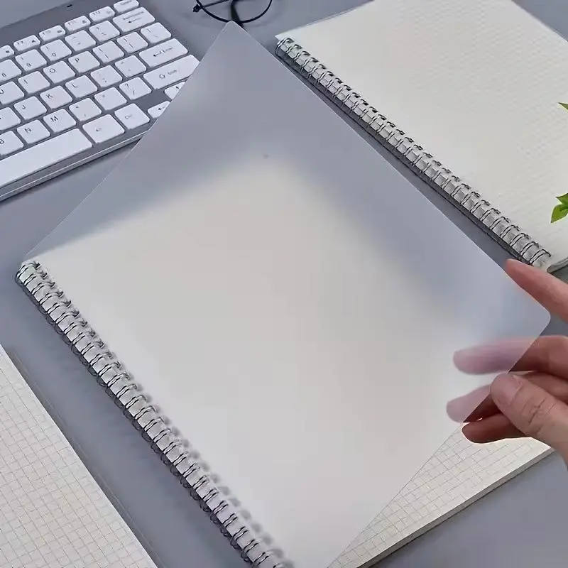 2pc A5 Grid Notebooks - 160 Pages / 80 Sheets, Spiral Bound, Made of High-Quality Thick Paper,Suitable for Office Work, Notes, and Planning | Integrates Meeting Agendas, Sketches, and Drafts, a Multi-functional Tool to Meet Professional and Academic Needs