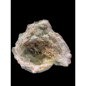 Millerite, Pyrite, Chalcedony- Halls Gap, Lincoln Co., Kentucky-001
