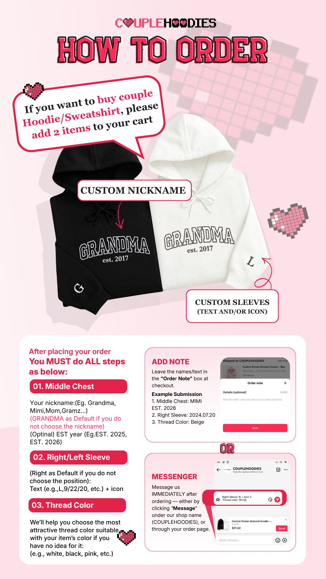 Custom Grandma Heart Sweatshirt, Personalized Grandparent Gift, Personalized Mama Sweatshirt, Mothers Day Gift, Grandma, Mama, Nana, Auntie, Mimi, Gigi, Mamaw, Gammie Shirt