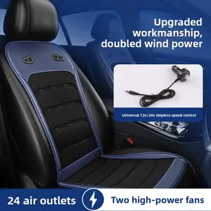 12V‑24V Cooling & Heating Car  Cover, Front  Cushion Pad for Car SUV Truck, Winter Heating Summer Cooling Car  Accessories Vehicle Full Set Black Seat Steering Wheel Bed Storage Boxes Carbon Fiber Center Console Heavy Stretch Snatch Strap Kit