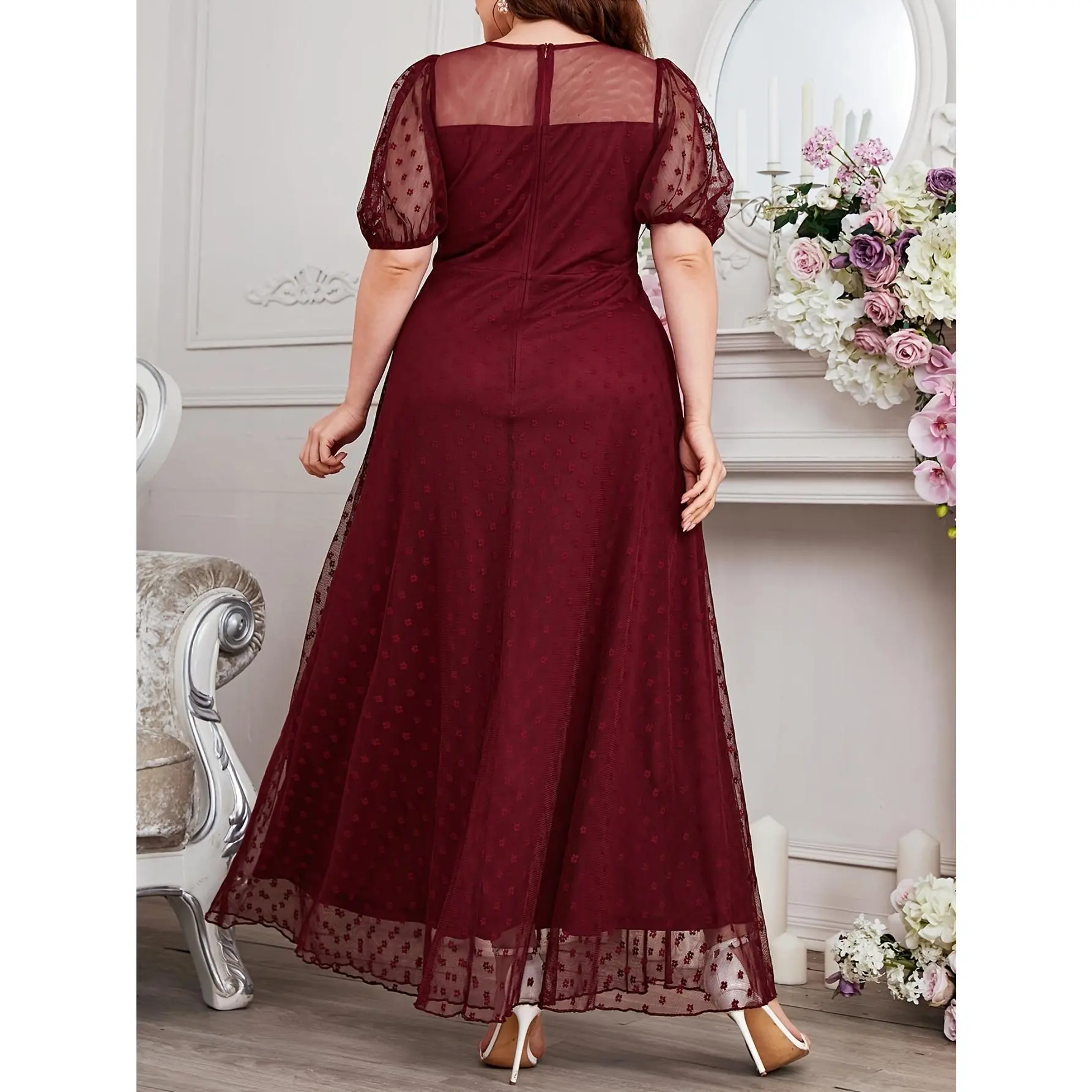 chinese dress ladies Adrina Ruffle Mini Dress main image 0